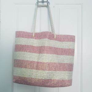 Unused XL Glittery Pink Tote Bag
